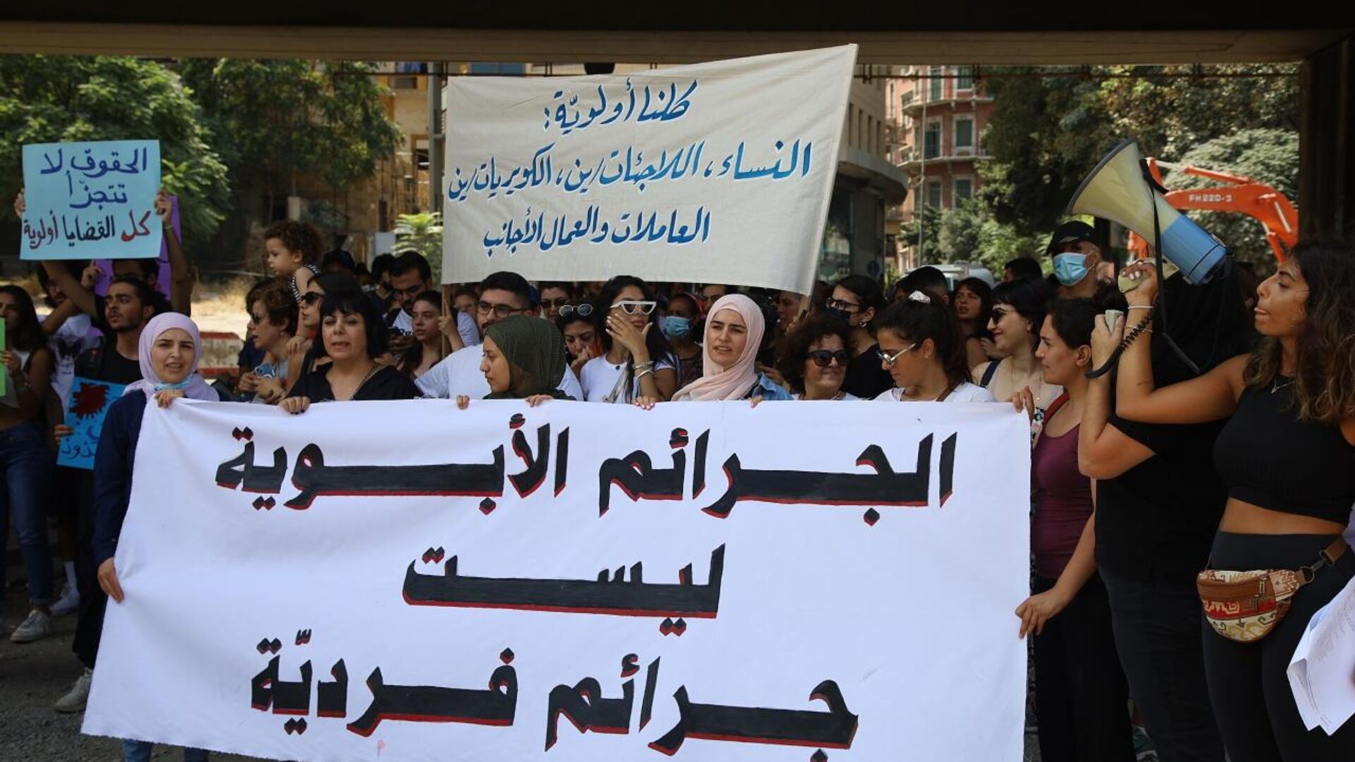 مسيرة نسوية حقوقية تجوب شوارع بيروت - سبوتنيك عربي, 1920, 31.07.2022
