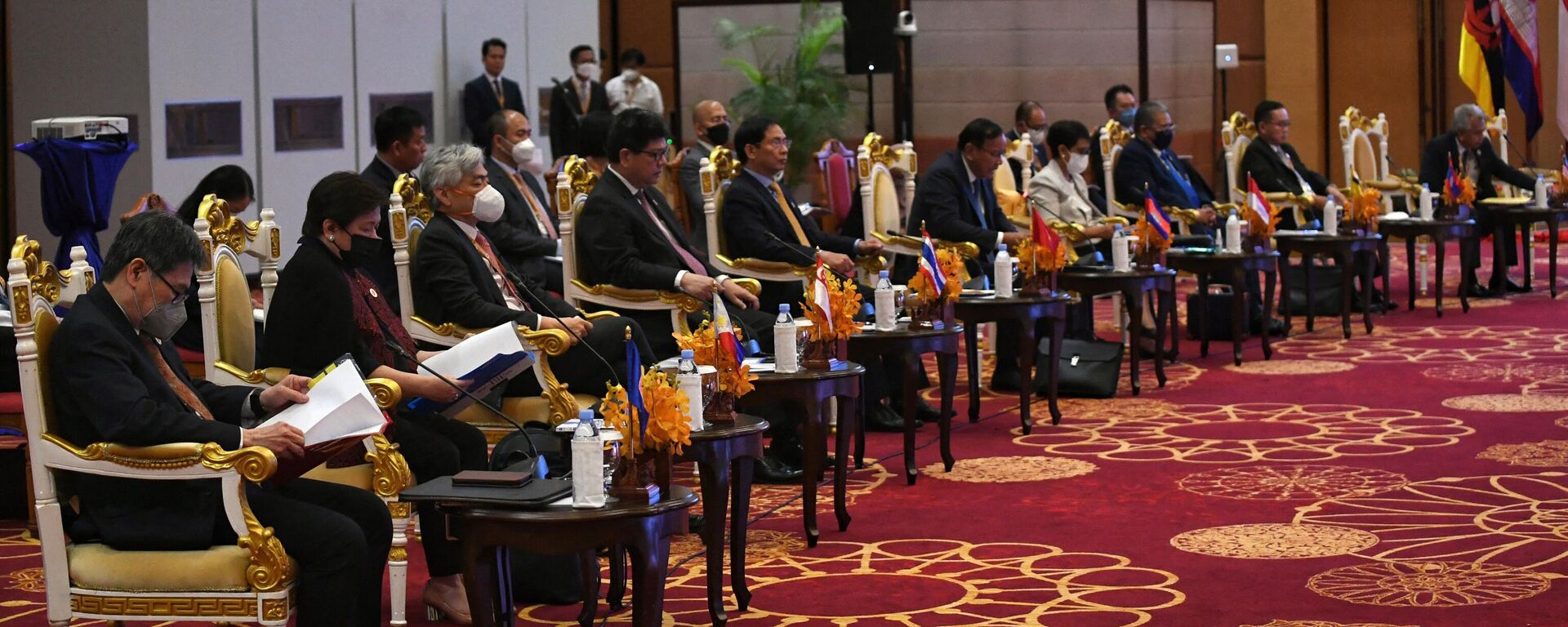 الاجتماع الـ55 لرابطة دول جنوب شرق آسيا في بنوم بنه، كمبوديا 3 أغسطس 2022 - سبوتنيك عربي, 1920, 04.08.2022