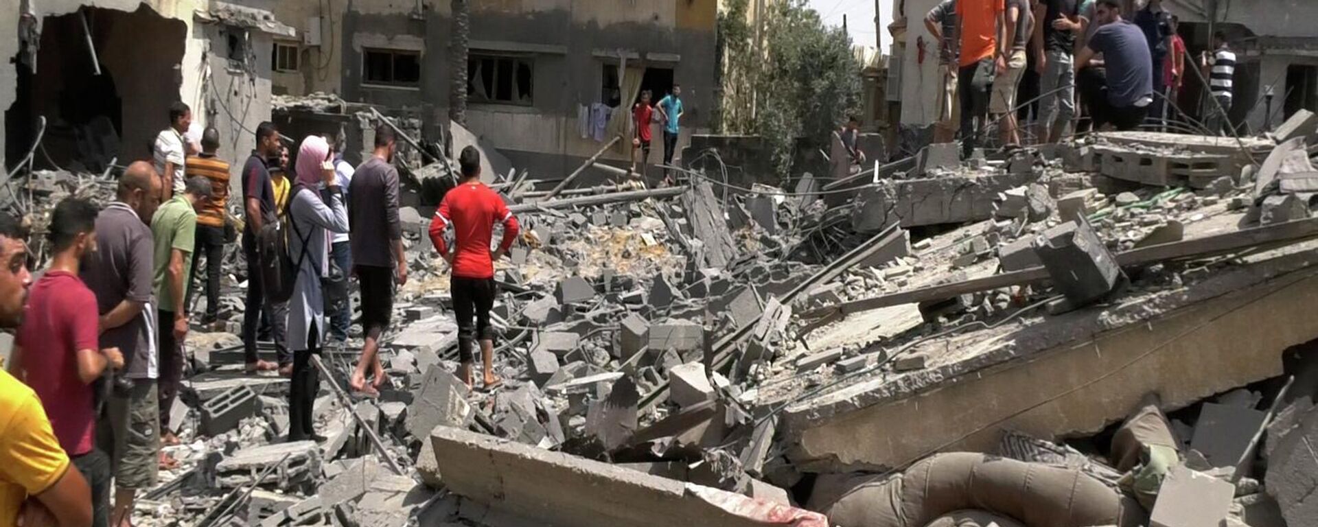  الطائرات الإسرائيلية تدمر عدة منازل بالكامل في قطاع غزة - سبوتنيك عربي, 1920, 07.08.2022