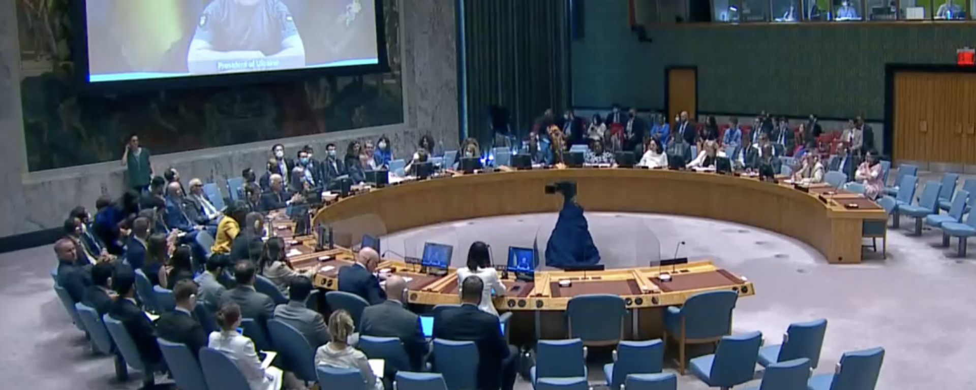 مجلس الأمن الدولي يصوت لصالح مشاركة زيلينسكي الافتراضية في الجلسة  - سبوتنيك عربي, 1920, 30.09.2022