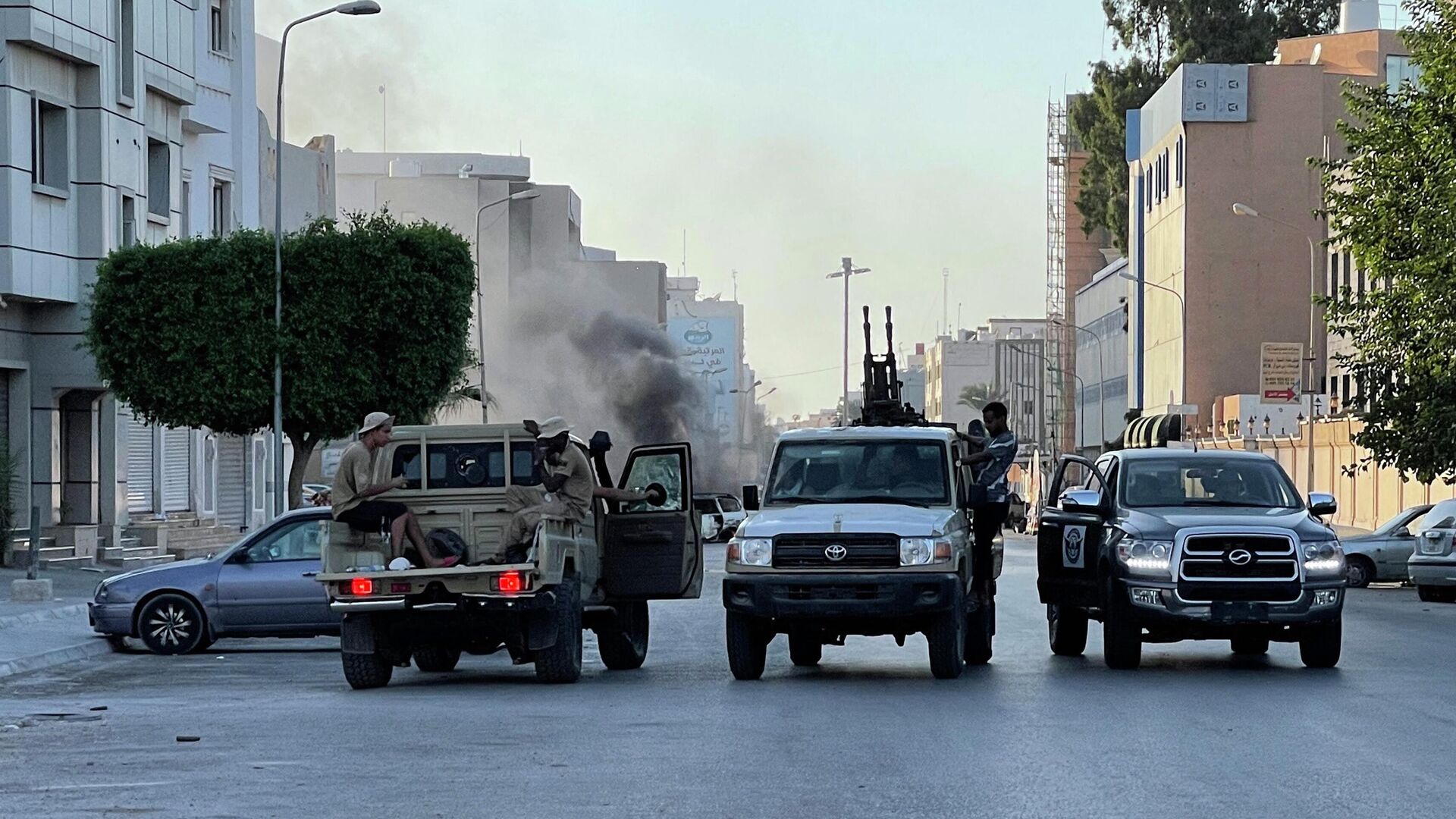 أحداث العنف في طرابلس عاصمة ليبيا 28 أغسطس 2022 - سبوتنيك عربي, 1920, 08.11.2022