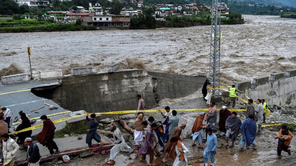 فيضانات هائلة في باكستان، 27 أغسطس 2022 - سبوتنيك عربي
