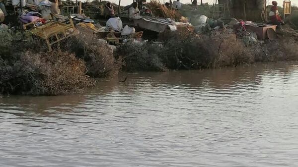 السيول والامطار التي اجتاحت ولاية الجزيرة - فيضانات السودان - سبوتنيك عربي
