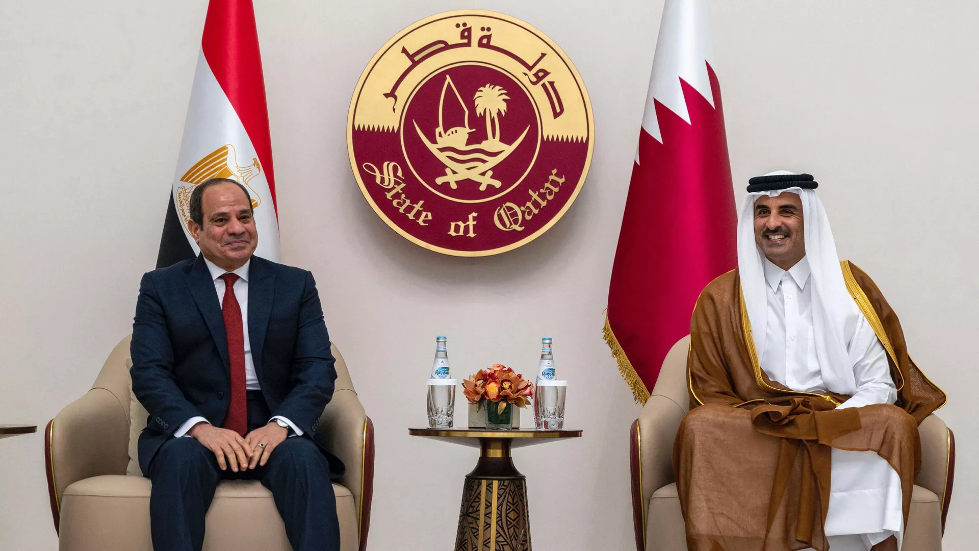 أمير قطر الشيخ تميم بن حمد آل ثاني يستقبل الرئيس المصري عبد الفتاح السيسي في الدوحة - سبوتنيك عربي, 1920, 10.11.2023