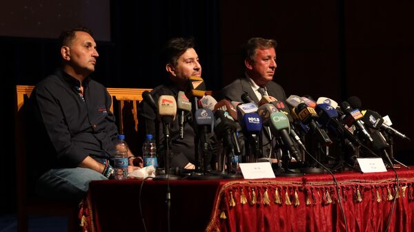 مؤتمر صحافي للفنان المصري هاني شاكر في العاصمة السورية دمشق
 - سبوتنيك عربي