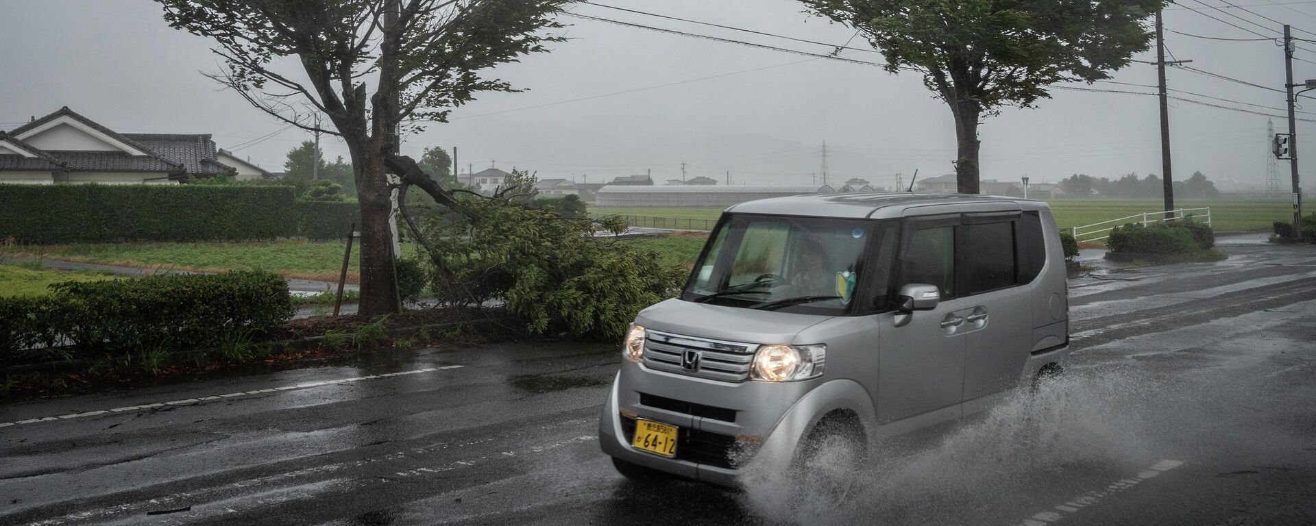 إعصار نانمادول في منطقة أوينو في طوكيو، اليابان 18 سبتمبر 2022. - سبوتنيك عربي, 1920, 09.08.2023