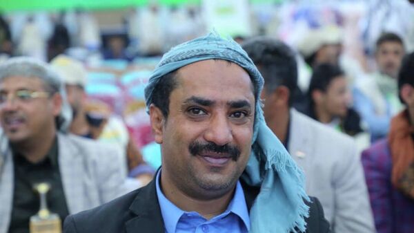 توفيق الحميري، مستشار وزارة الإعلام في حكومة الإنقاذ بالعاصمة اليمنية صنعاء - سبوتنيك عربي