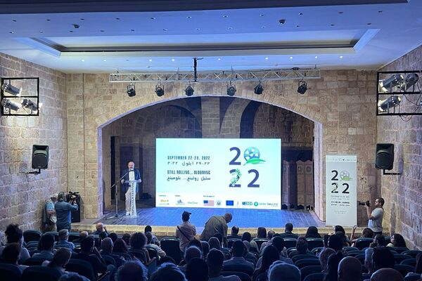 فعاليات الدورة التاسعة من مهرجان طرابلس للأفلام في بيت الفن - سبوتنيك عربي