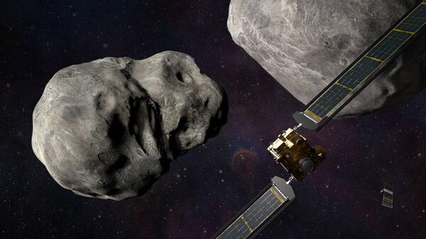 مركبة اختبار إعادة توجيه الكويكب المزدوج (DART) تصطدم بكويكب صغير كجزء من مهمة اختبار كوكبي تاريخية - سبوتنيك عربي