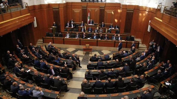 افتتاح جلسة انتخاب رئيس للجمهورية اللبنانية في مجلس النواب، بيروت، لبنان 29 سبتمبر 2022 - سبوتنيك عربي