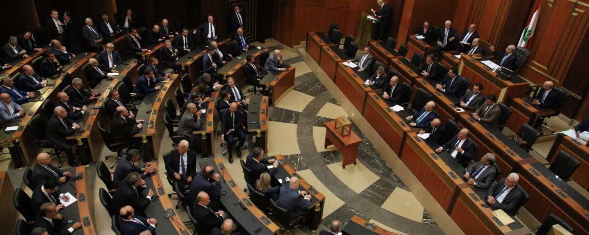 افتتاح جلسة انتخاب رئيس للجمهورية اللبنانية في مجلس النواب، بيروت، لبنان 29 سبتمبر 2022 - سبوتنيك عربي, 1920, 29.09.2022