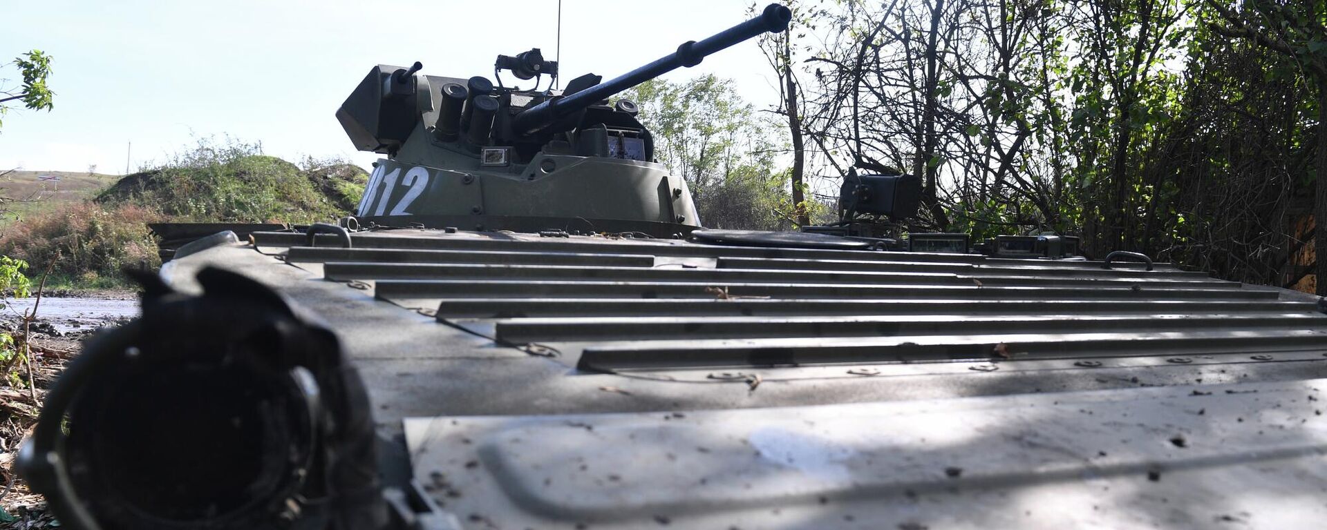 مركبة قتال مشاة BMP-1AM باسورمانين في منطقة العملية العسكرية الخاصة في منطقة دونيتسك - سبوتنيك عربي, 1920, 06.01.2023
