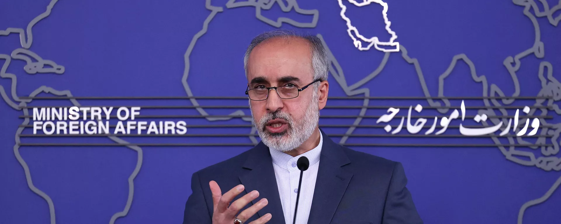 المتحدث باسم وزارة الخارجية الإيرانية، ناصر كنعاني - سبوتنيك عربي, 1920, 10.07.2023