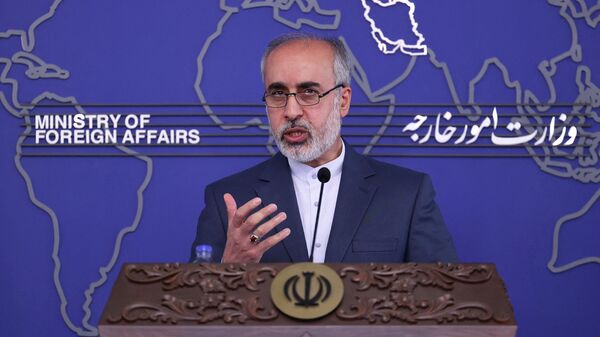 المتحدث باسم وزارة الخارجية الإيرانية، ناصر كنعاني - سبوتنيك عربي