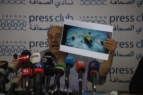 مؤتمر صحفي في بيروت يفند ملف الترسيم بين لبنان وإسرائيل - سبوتنيك عربي