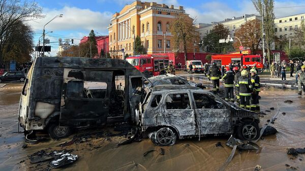 انفجارات في وسط كييف، أوكرانيا - سبوتنيك عربي
