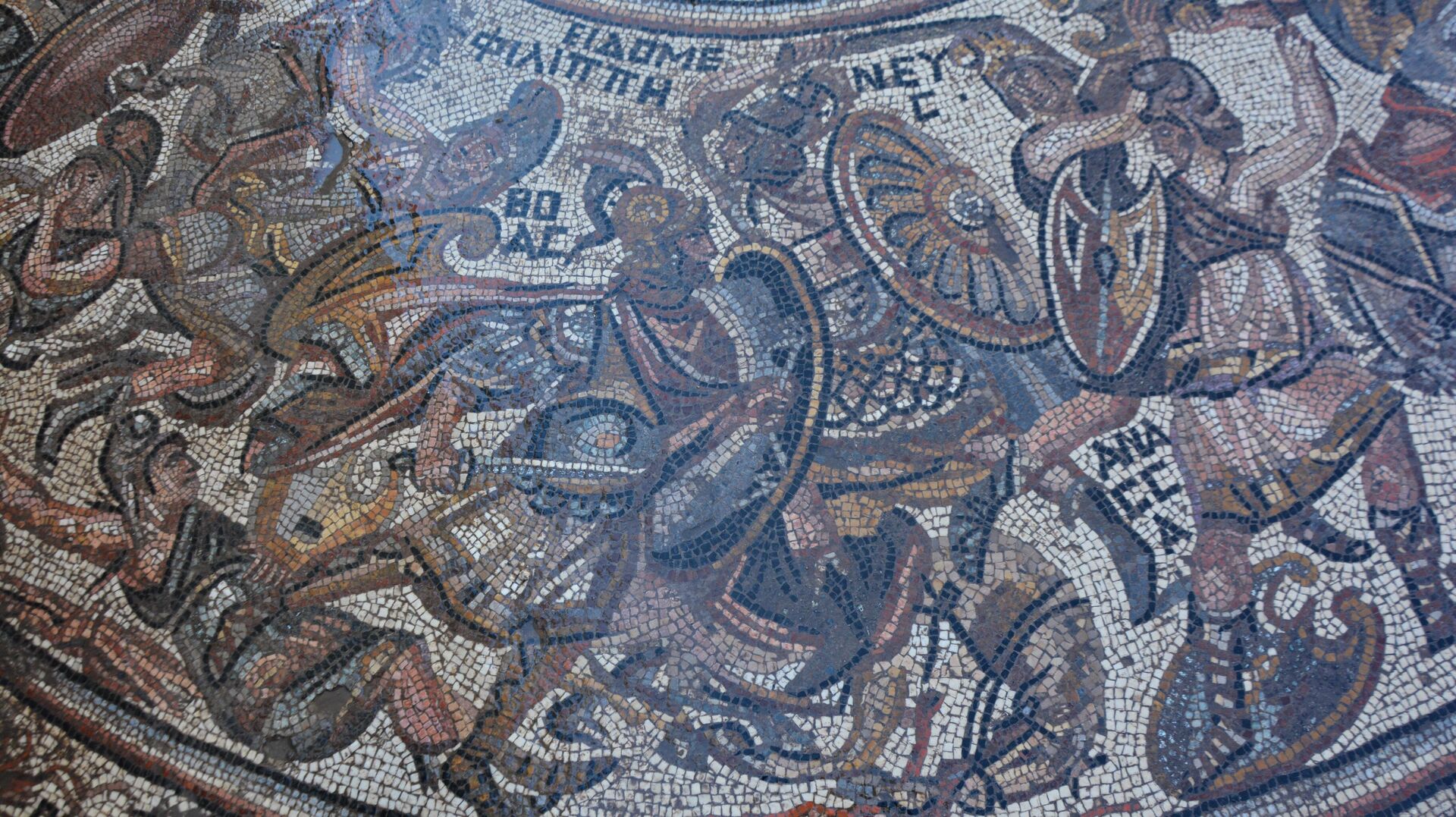 اكتشاف لوحة فسيفسائية، تعتبر الأندر عالمياً، في مدينة (الرستن الفوقاني) في محافظة حمص وسط سوريا - سبوتنيك عربي, 1920, 22.06.2023