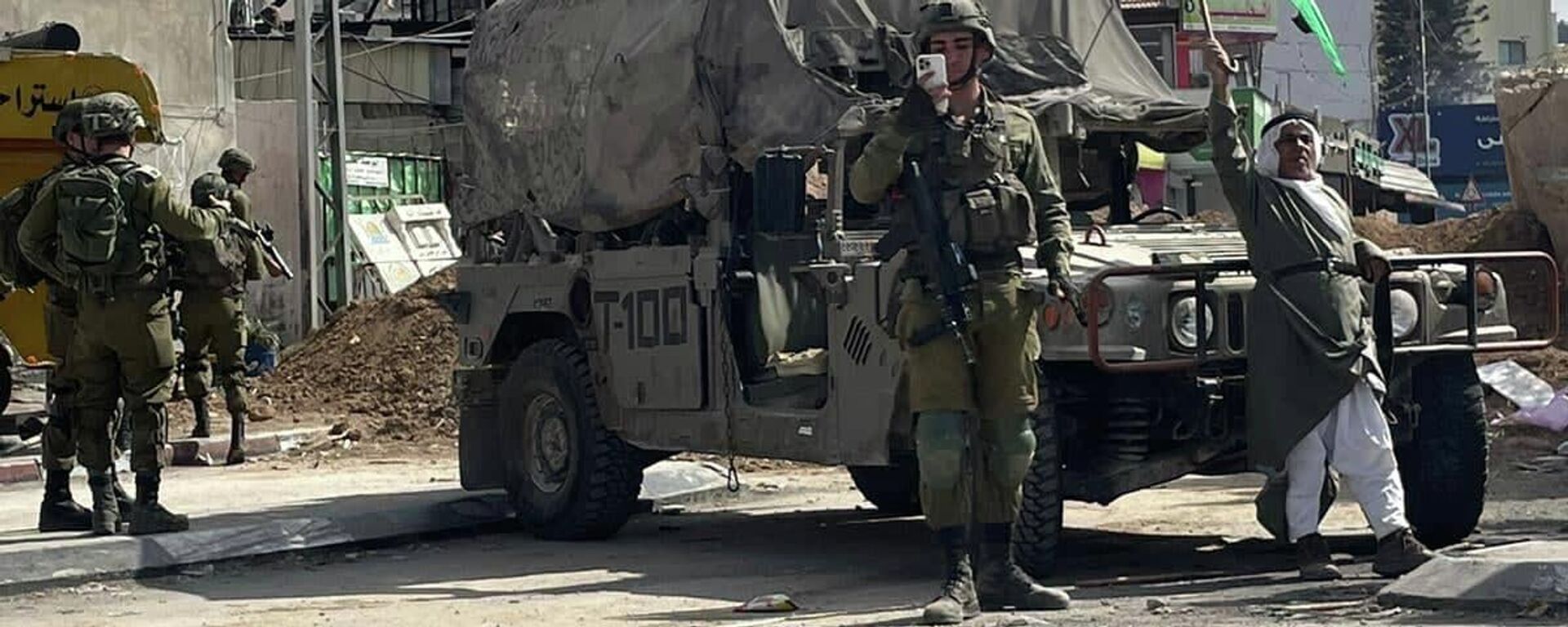 الجيش الإسرائيلي يقمع مسيرة لكسر الحصار على مدينة نابلس شمال الضفة الغربية - سبوتنيك عربي, 1920, 22.11.2022