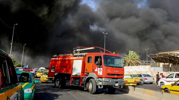 حريق في أكبر مستودع اقتراع في العراق - سبوتنيك عربي