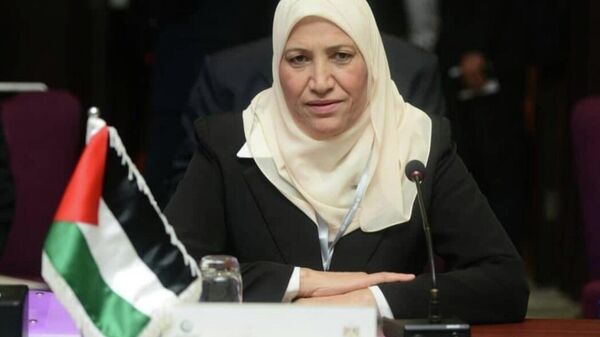 وزيرة شؤون المرأة الفلسطينية آمال حمد - سبوتنيك عربي