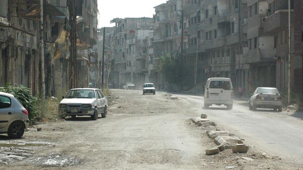 مخيم اليرموك الفلسطيني يمسح سواد الحرب - سبوتنيك عربي