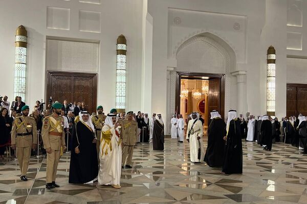 ملك البحرين خلال لقاء البابا فرنسيس في قصر الصخير الملكي - سبوتنيك عربي