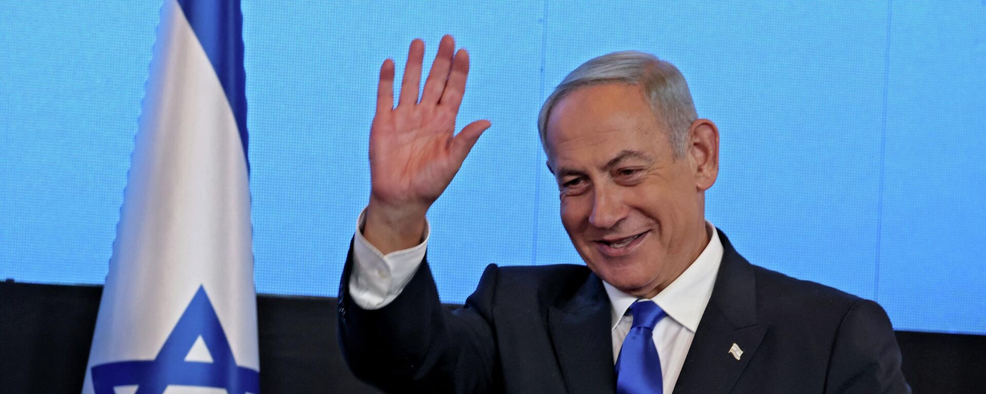 زعيم المعارضة الإسرائيلية بنيامين نتنياهو بعد فوزه في الانتخابات العامة في إسرائيل، نوفمبر/ تشرين الثاني 2022. - سبوتنيك عربي, 1920, 14.11.2022