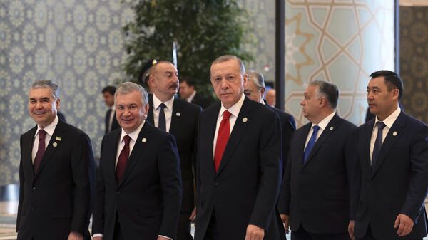 قادة الدول الأعضاء في منظمة الدول التركية - سبوتنيك عربي
