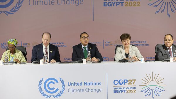 فعاليات مؤتمر الأطراف لاتفاقية الأمم المتحدة الإطارية بشأن تغير المناخ (كوب 27)، شرم الشيخ، مصر - سبوتنيك عربي