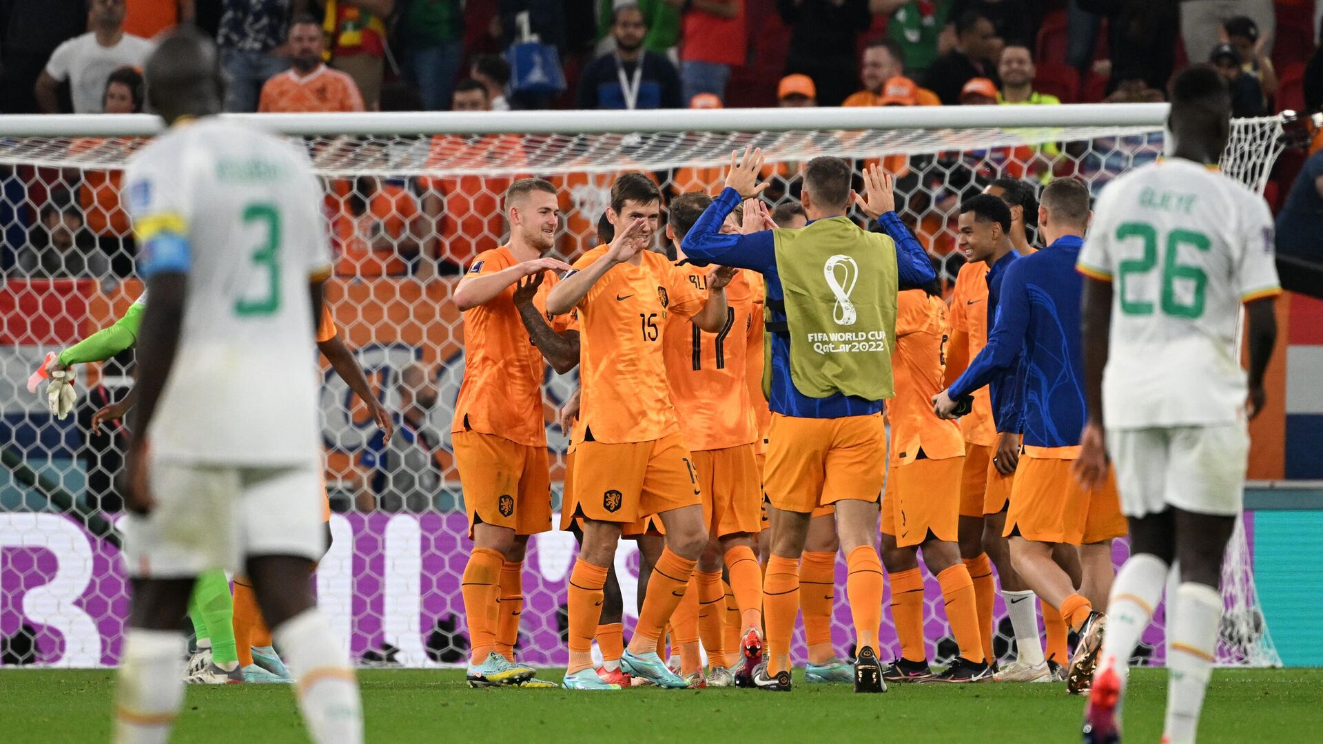 هولندا تفتتح مشوارها في مونديال قطر 2022 بالفوز على السنغال بهدفين نظيفين - سبوتنيك عربي, 1920, 21.11.2022