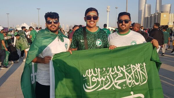 مشجعو المنتخب السعودي - سبوتنيك عربي