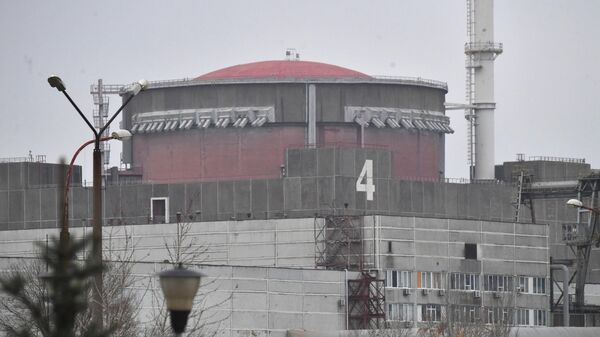 وحدة الطاقة الرابعة لمحطة الطاقة النووية زابوروجيه، بعد قصف القوات المسلحة الأوكرانية - سبوتنيك عربي