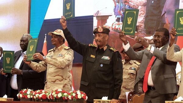 توقيع الاتفاق الإطاري بين مجلس السيادة الانتقالي السوداني والمعارضة السودانية، 5 ديسمبر/ كانون الأول 2022 - سبوتنيك عربي