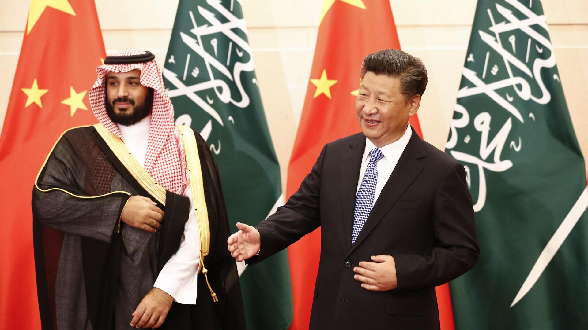 ولي العهد السعودي الأمير محمد بن سلمان يستقبل الرئيس الصيني، شي جين بينج، في الرياض - سبوتنيك عربي, 1920, 09.12.2022