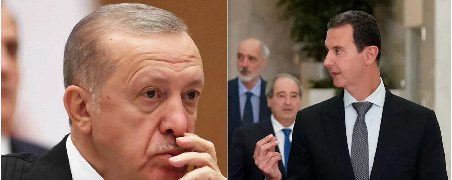 صورة الرئيس الوري بشار الأسد والرئيس التركي رجب طيب أردوغان  - سبوتنيك عربي, 1920, 05.01.2023