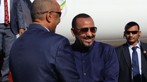 رئيس مجلس السيادة السوداني عبد الفتاح البرهان ورئيس الوزراء الإثيوبي آبي أحمد - سبوتنيك عربي