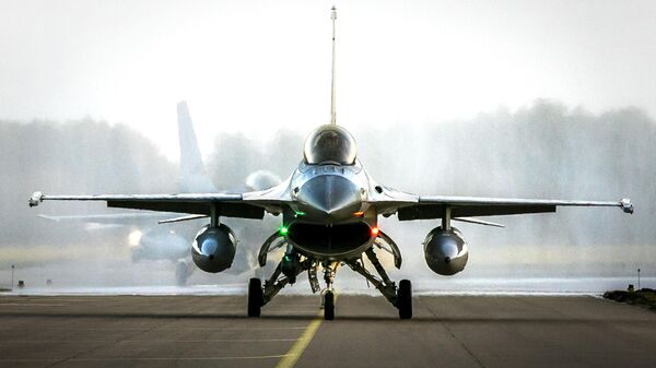 الجيش الهولندي - القوات الجوية الهولندية - مقاتلة إف - 16 - سبوتنيك عربي