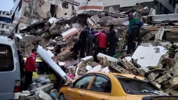 تداعيات الزلزال المدمر في سويا - جبلة، جنوب محافظة اللاذقية - سبوتنيك عربي