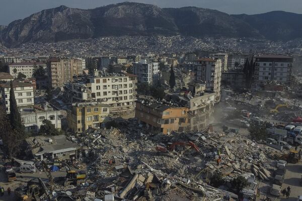 مشهد يطل على أنطاكيا التركية بعد الزلزال المدمر، 11 فبراير 2023 - سبوتنيك عربي