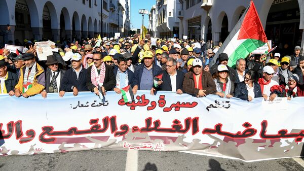 مسيرة في المغرب لمكافحة الغلاء في 2022 - سبوتنيك عربي