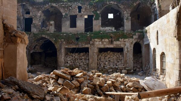 زلزال سوريا يخلّف دمارا كبيرا في أسواق حلب الأثرية - سبوتنيك عربي