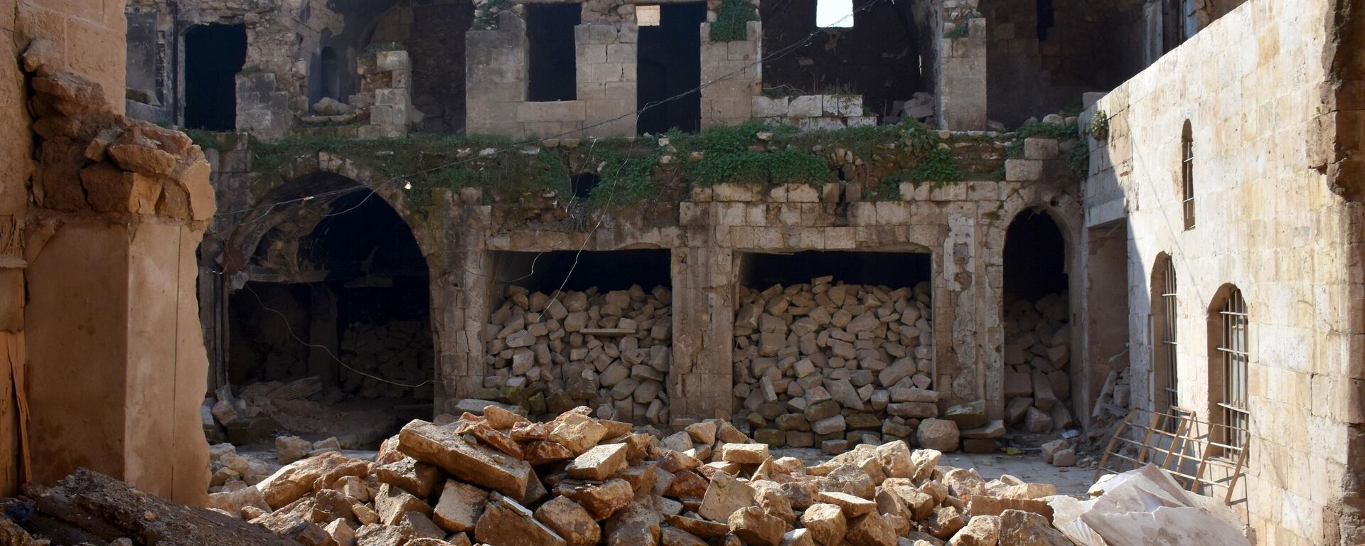 زلزال سوريا يخلّف دمارا كبيرا في أسواق حلب الأثرية - سبوتنيك عربي, 1920, 14.02.2023