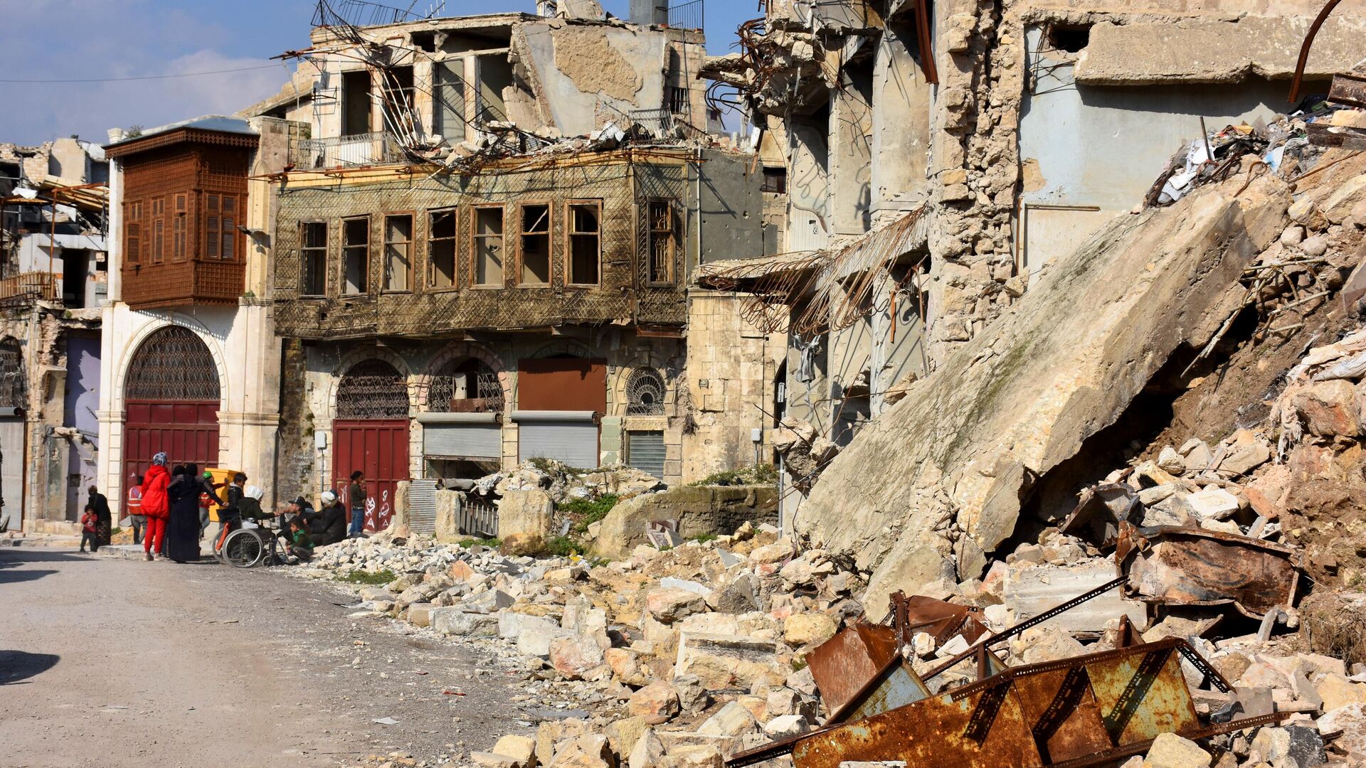 زلزال سوريا يخلّف دمارا كبيرا في أسواق حلب الأثرية - سبوتنيك عربي, 1920, 15.02.2023
