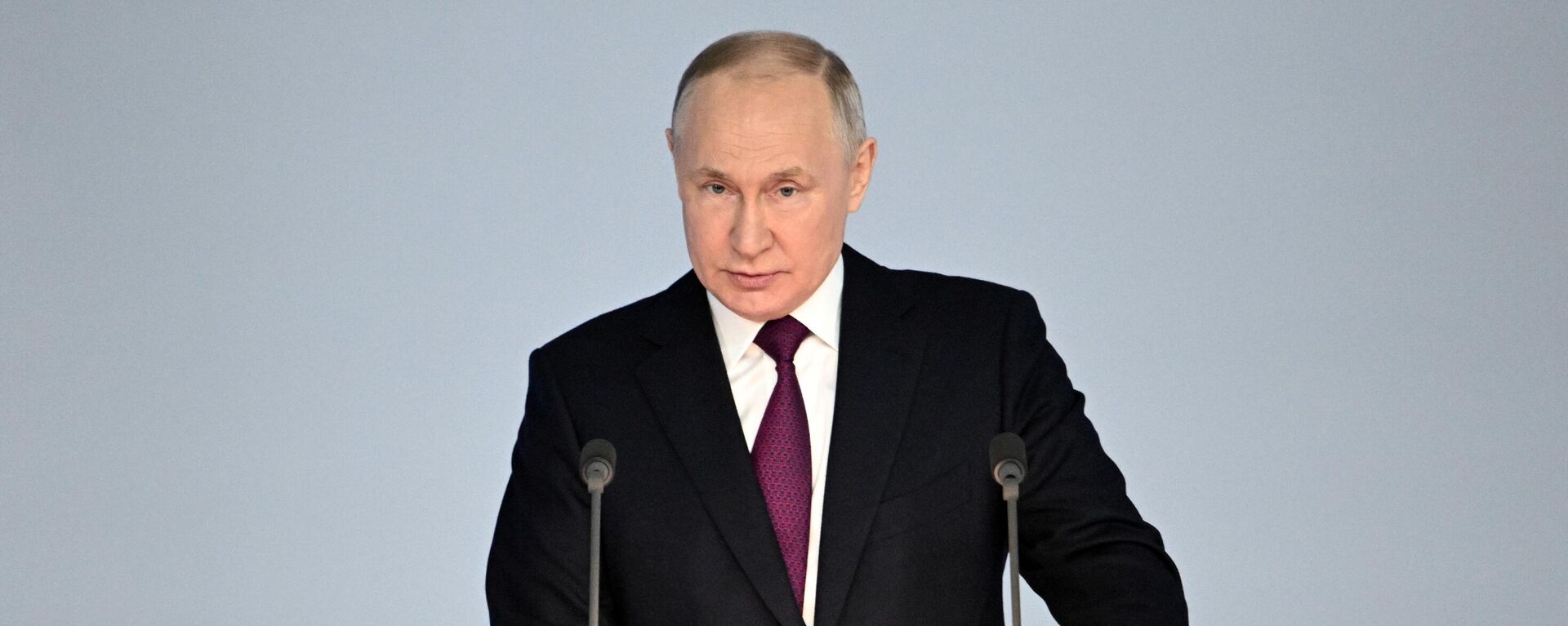 الرئيس الروسي فلاديمير بوتين يلقي خطابه السنوي أمام الجمعية الفيدرالية في موسكو، روسيا 21 فبراير 2023 - سبوتنيك عربي, 1920, 05.04.2023