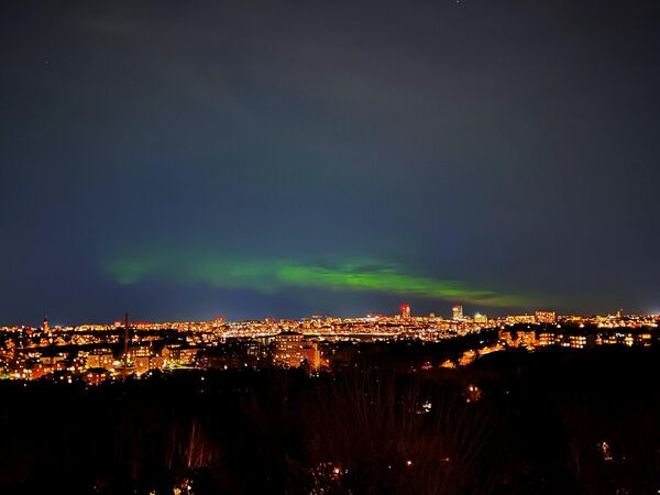الشفق القطبي، الأضواء الشمالية، في السويد - سبوتنيك عربي