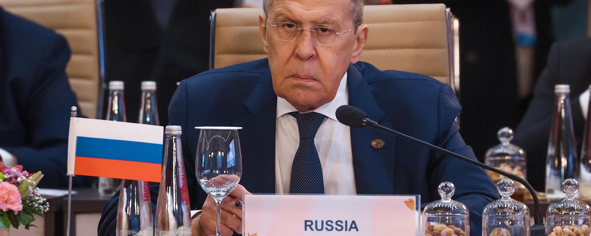 وزير الخارجية الروسي سيرغي لافروف، خلال منتدى مجموعة العشرين في نيودلهي، الهند 2 مارس 2023 - سبوتنيك عربي, 1920, 26.05.2023
