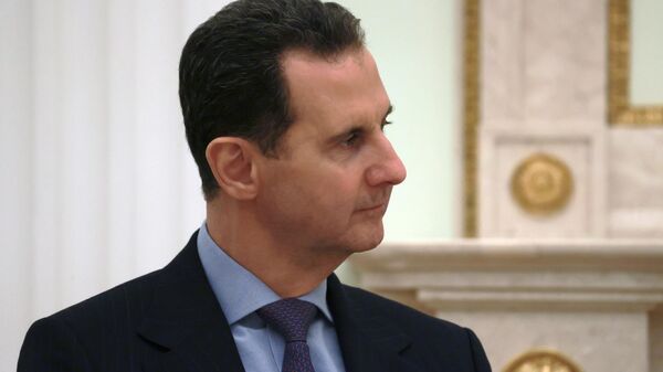 الرئيس السوري بشار الأسد في موسكو، روسيا - سبوتنيك عربي