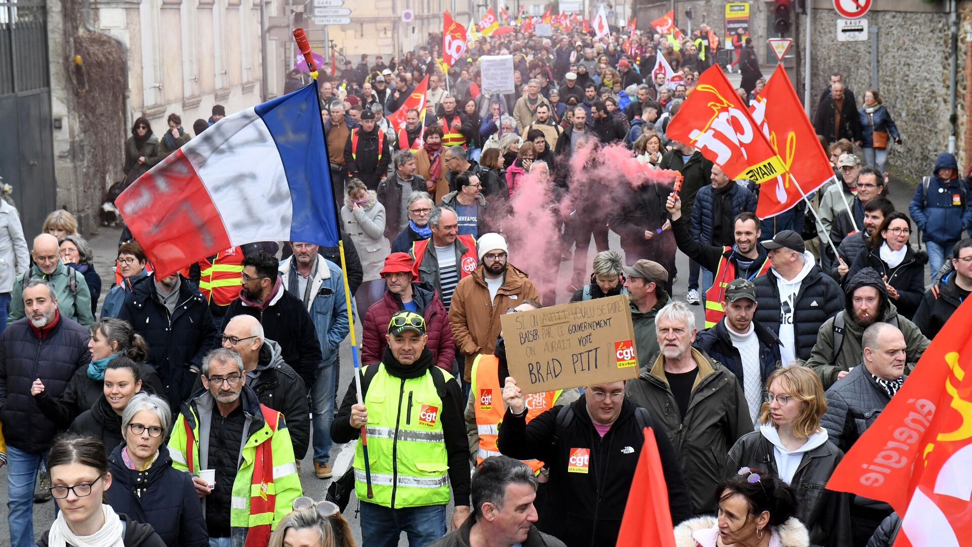 احتجاجات فرنسا ضد تعديل قانون التقاعد - سبوتنيك عربي, 1920, 06.06.2023