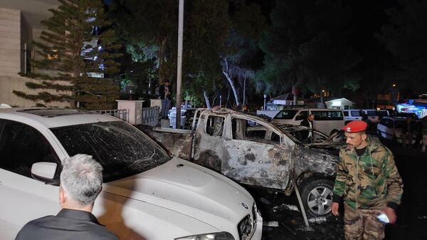  انفجار عبوة ناسفة داخل سيارة في حي المزة جنوبي العاصمة دمشق - سبوتنيك عربي