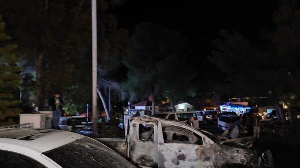  انفجار عبوة ناسفة داخل سيارة في حي المزة جنوبي العاصمة دمشق - سبوتنيك عربي